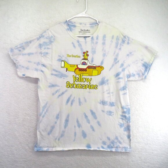 The Beatles Tops - The Beatles Yellow Submarine Shirt Mens Medium Tie Dye Graphic Band Tee Music 20